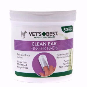 Vets Best Clean Ear finger pads-0