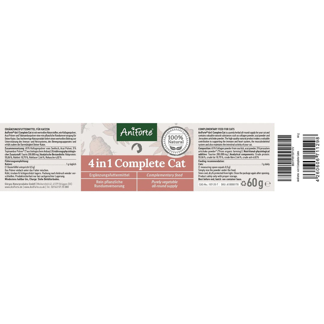 4in1 Complete for Cats 60g by AniForte-2