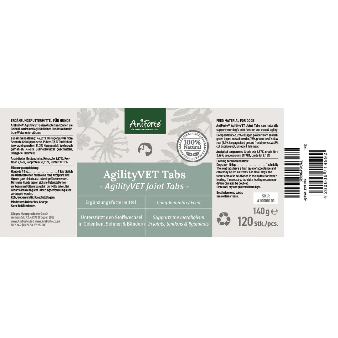 AgilityVET Joint Care Tablets by AniForte-6