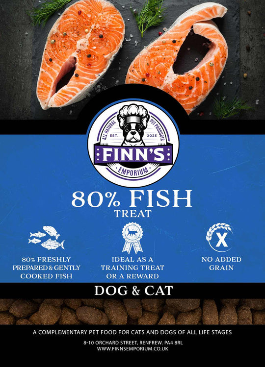 Finn's Training Treats - 80% Fish