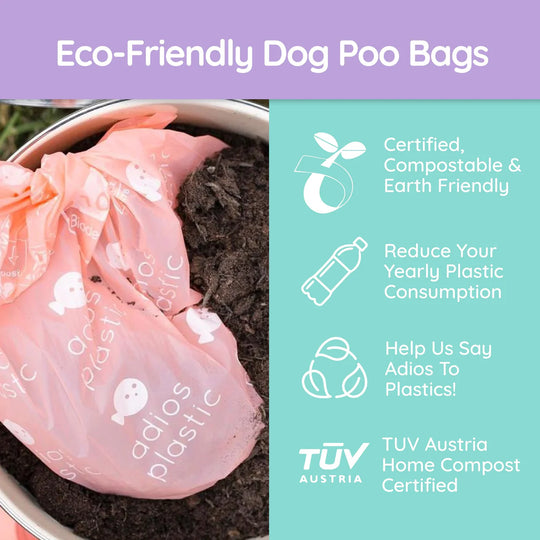 Adios Compostable Poop Bags