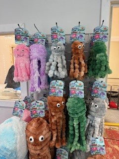 Gor Pets Reef Bobble Octopus Plush Pet Toy