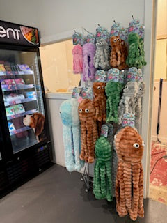 Gor Pets Reef Bobble Octopus Plush Pet Toy