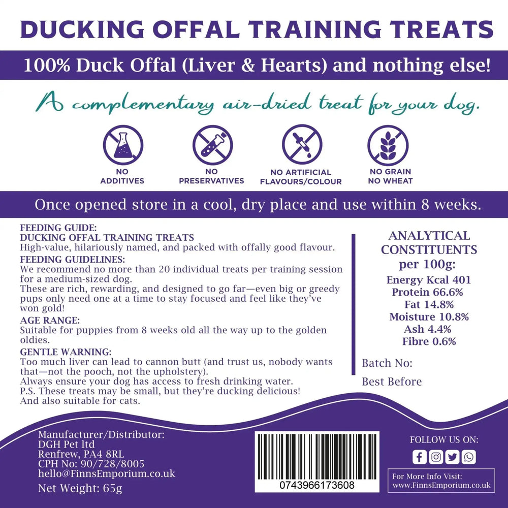 Ducking Offal Training Treats