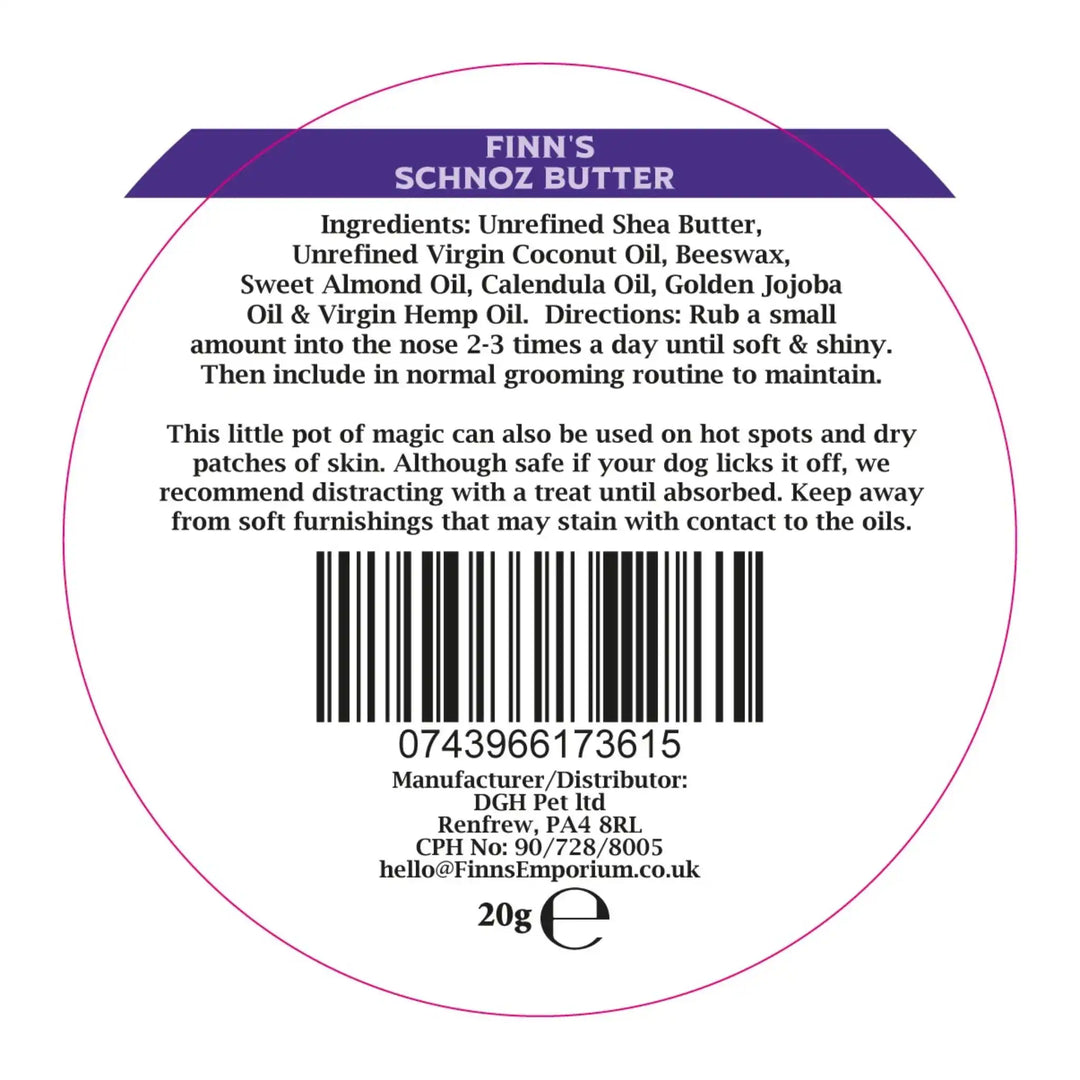 Finn's Schnoz Butter - Nose & Skin Butter