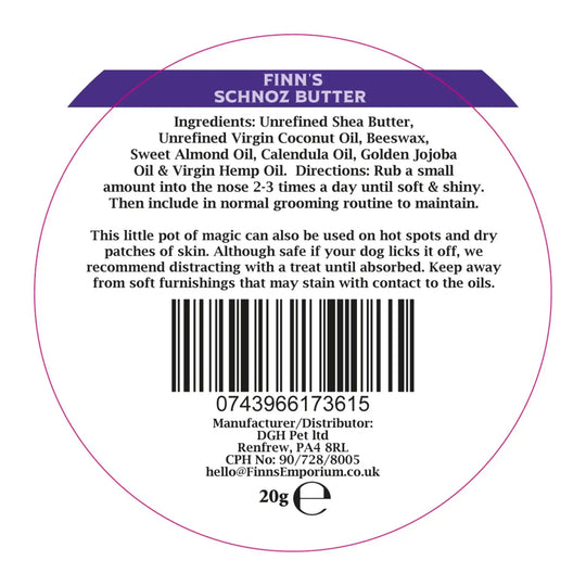 Finn's Schnoz Butter - Nose & Skin Butter