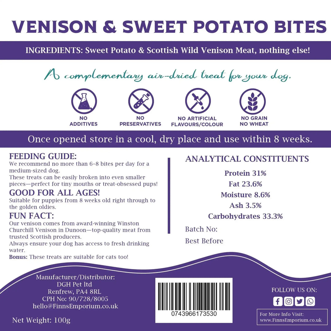 Venison and Sweet Potato Bites