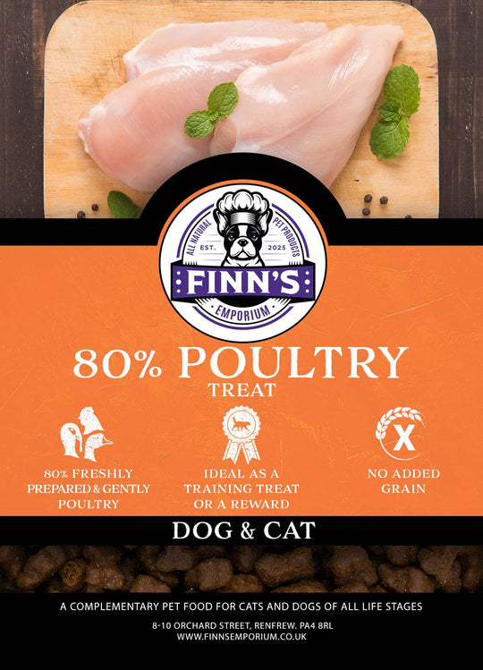 Finn's Training Treats - 80% Chicken