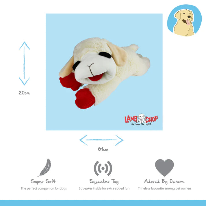 Happy Pets Lamb Chop Dog Toy